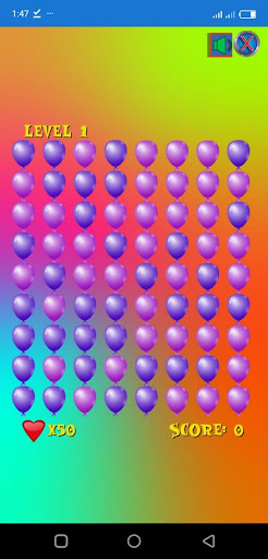 Matching Ballons Screen 2