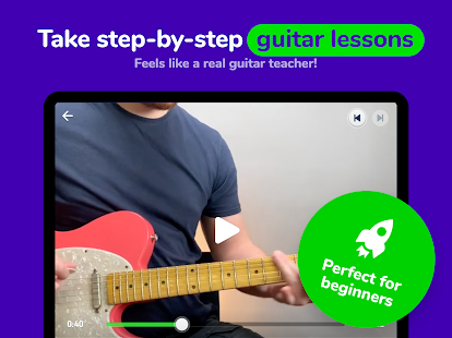 MelodiQ: Real Guitar Teacher Captura de tela