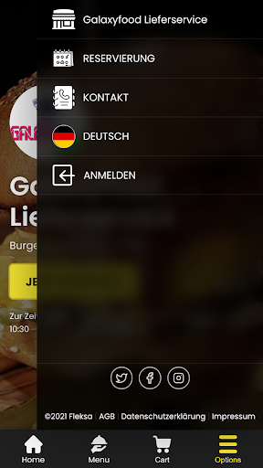Galaxyfood Lieferservice Screen 2