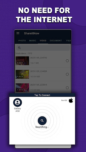 ShareItNow: File Transfer App Screen 3