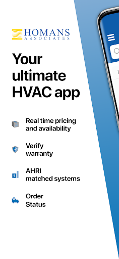 Android application Homans HVAC Pro+ screenshort