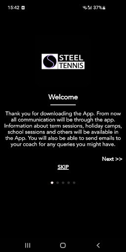 Android application Steel Tennis screenshort