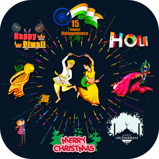 Festival Stickers for whatsapp logo