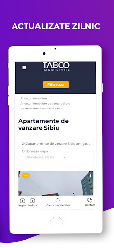 TABOO Imobiliare Screen 2
