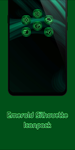 Emerald Silhouette Icon Pack