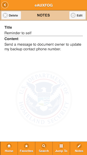 eAUXFOG Screen 2