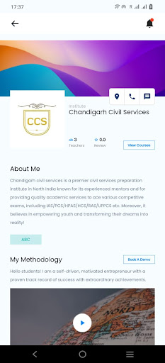 Chandigarh Civil Services Screen 3