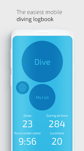 Dive Number-diving logbook Screen 2