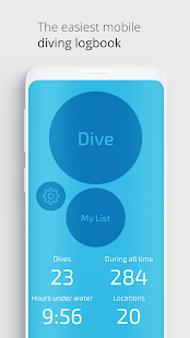 Dive Number-diving logbook and Screenshot