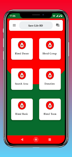 Android application Save Life BD - Blood Donation screenshort