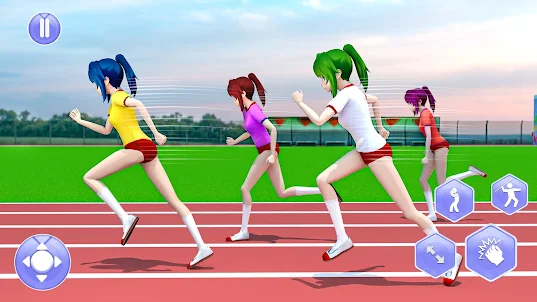Anime Girl Summer Sports Games