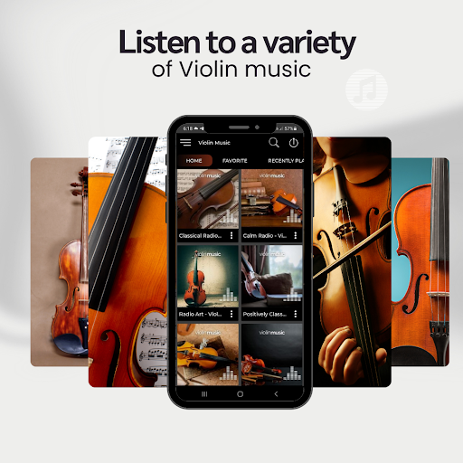 Screenshot of Violin Music app