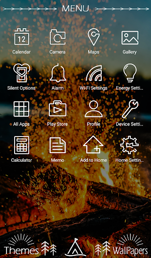 Bonfire Theme +HOME Screen 2