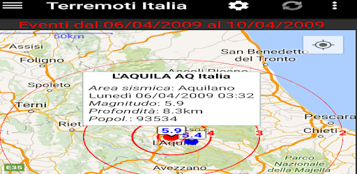 TERREMOTI - le migliori applicazioni per Android