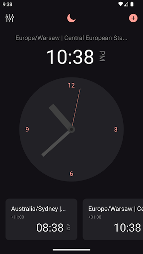 Android application Analogue Clock View Demo screenshort