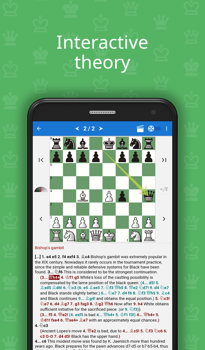 Android application Chess Opening Lab (1400-2000) screenshort
