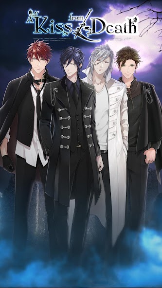 A Kiss from Death: Anime Otome Virtual Boyfriend 2.1.10 APK + Mod (Unlimited money) untuk android