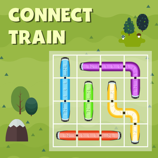 Connect Train - Color Puzzle logo