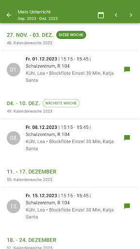 Musikschule BLS Screen 2