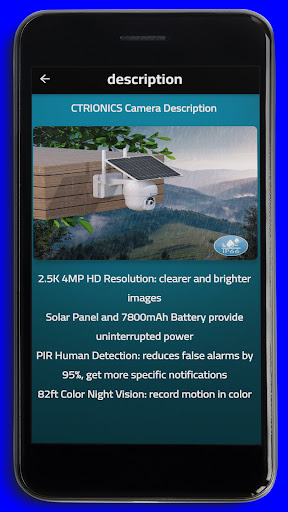 CTRONICS Camera Guide Screen 3