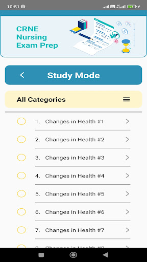 CRNE Nursing Exam Prep Screen 2