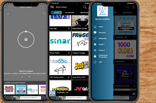 Android application Black Gospel Radio Station App screenshort