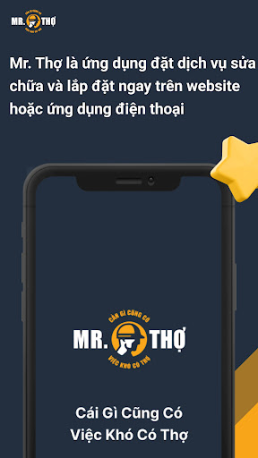 Android application Mr. Thợ - Điện, nước, máy lạnh screenshort
