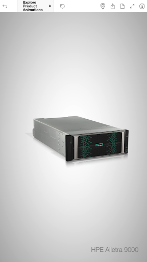 HPE Storage 3D Catalog Screen 2