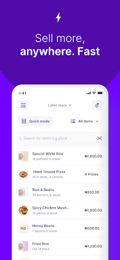 Android application Kwiksell screenshort
