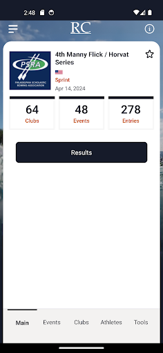 RegattaCentral Screen 3