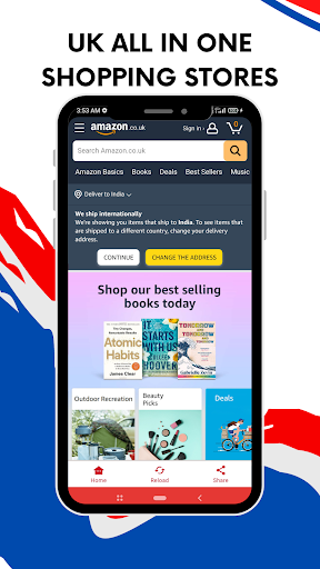 UK Online Shopping Shops Screen 3
