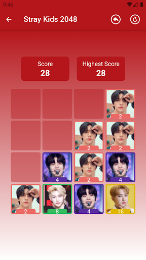 Stray Kids 2048 Game