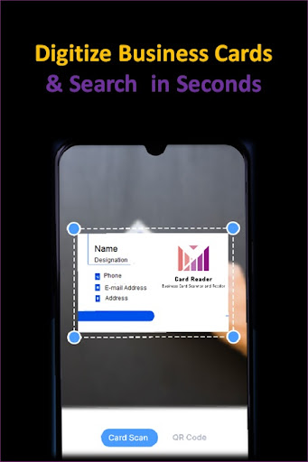 SaDe Business Card Scanner Screen 2