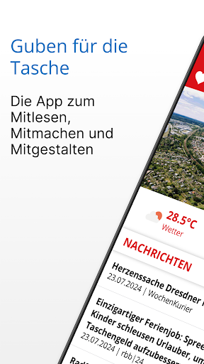 Android application Guben App screenshort