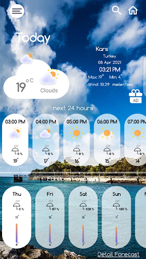 Weather forecast  Widgets