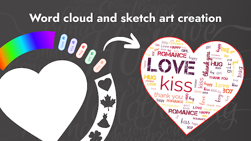 Word Art Creator - Word Cloud Screenshot 1 - AppWisp.com