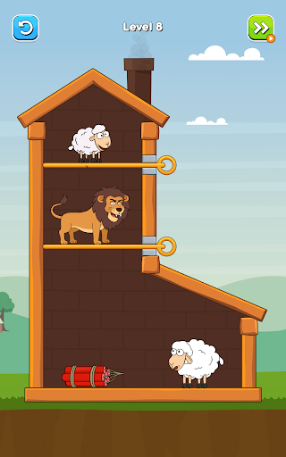 Hero Sheep- Pin Pull & Save Sheep  screenshots 9