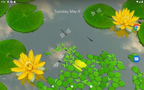 Screenshot 5 3D Lotus Pond Live Wallpaper android