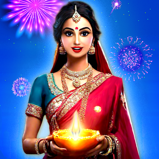 Indian Fashion Diwali Games logo