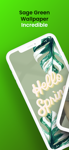 Sage green wallpaper Screen 3