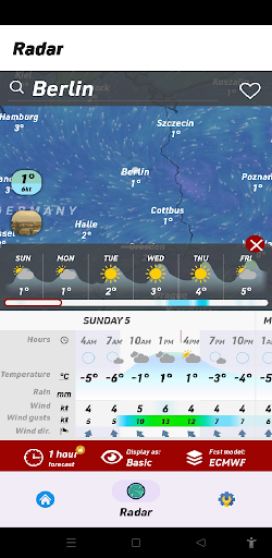 Android application Weather Radar Forecast screenshort