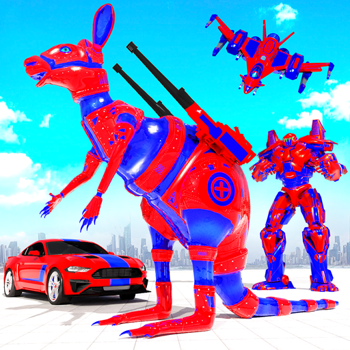Kangaroo Robot Car Transform  Icon