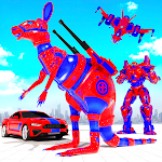 Cover Image of Download Grand Kangaroo Robot Car Transformation Robot Game 6 APK