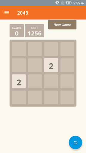 Android application Play2048 screenshort