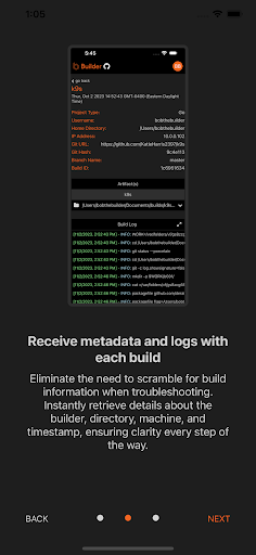 Builder — AI Code Builder Screen 2
