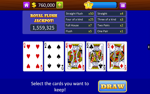 Video Poker Progressive Payout