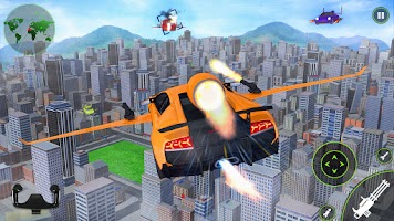 Flying Car Shooting 3D Games