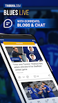 screenshot of Blues Live: Soccer fan app