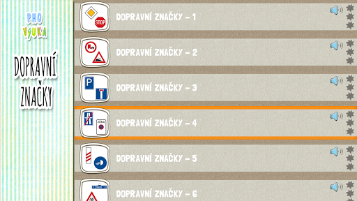 Dopravní značky - TV verze Screen 3