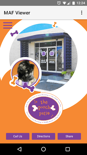 Android application The Pooch Patio screenshort